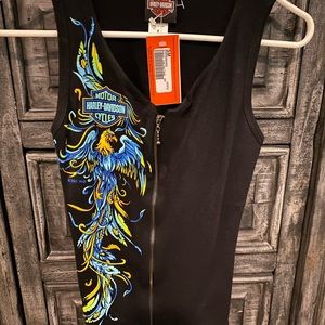 NWT Harley Davidson zipper tank/vest